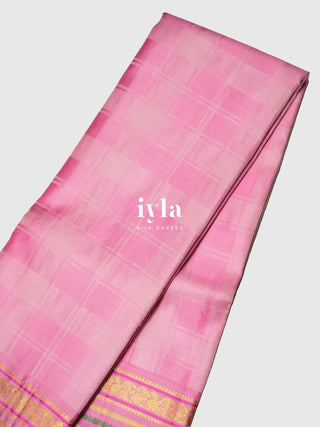 The Timeless Legacy Weave Kanjeevaram in Baby Pink