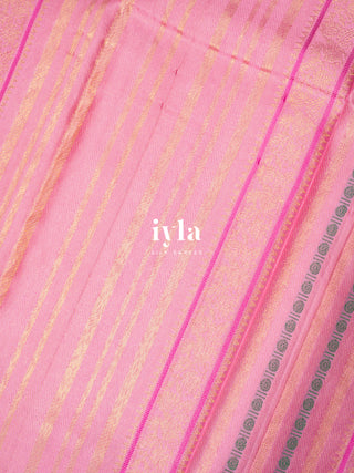 The Timeless Legacy Weave Kanjeevaram in Baby Pink