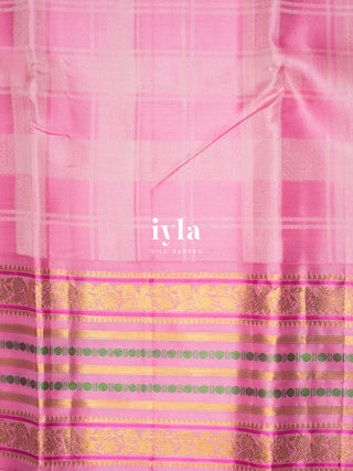 The Timeless Legacy Weave Kanjeevaram in Baby Pink