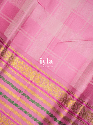 The Timeless Legacy Weave Kanjeevaram in Baby Pink