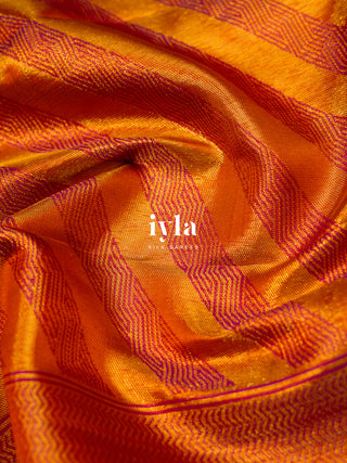 The Periwinkle Kanjeevaram in Purple Obsession