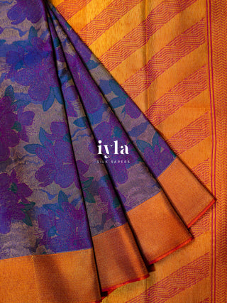 The Periwinkle Kanjeevaram in Purple Obsession