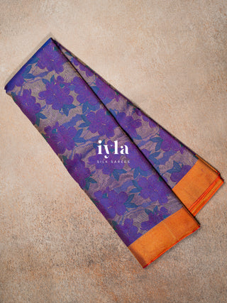 The Periwinkle Kanjeevaram in Purple Obsession