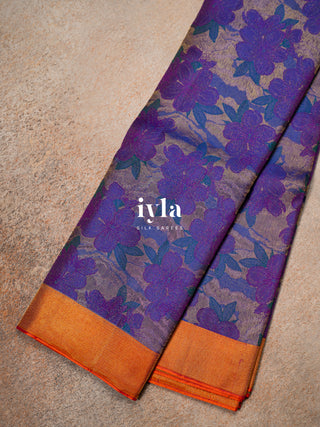 The Periwinkle Kanjeevaram in Purple Obsession