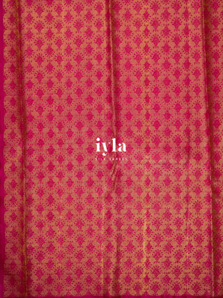 The Carnation Bloom Kanjeevaram in Cocoa Brown