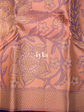The Garden of Dreams Kanjeevaram in Blush Pink