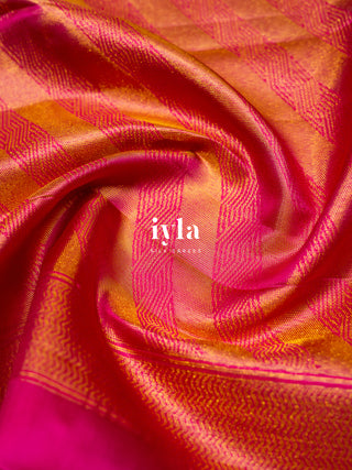 The Wandering Lotus Weave Kanjeevaram