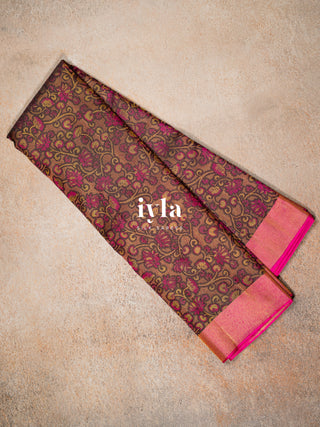 The Wandering Lotus Weave Kanjeevaram