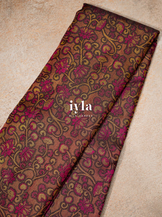 The Wandering Lotus Weave Kanjeevaram