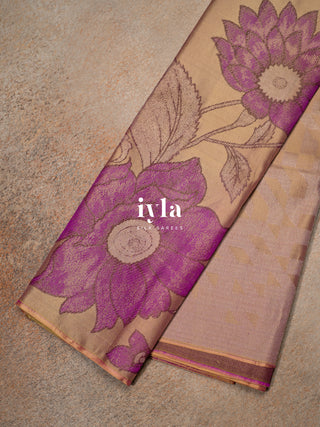 The Ornamental Dahlias in Buff Beige