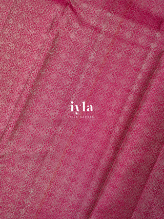 The Kalamkari Floral Vine Theory Kanjeevaram