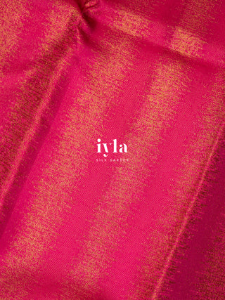 The Periwinkle Kanjeevaram in Barbie Pink