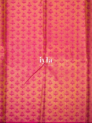 The Hydrangea Kanjeevaram in Deep Walnut Brown