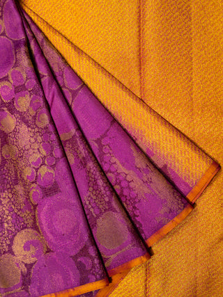 The bubble Pop story Kanjeevaram in True Purple