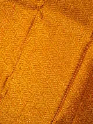 The Enchanted Lotus Pond Kanjeevaram in Burnt Orange