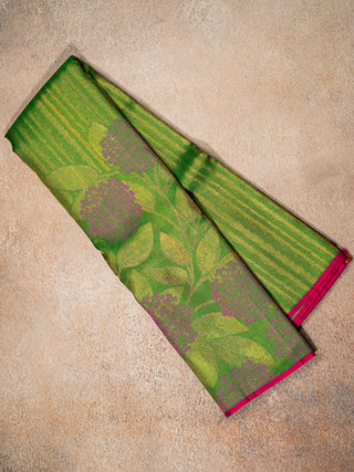 The Hydrangea Weave in Deep Emerald Green