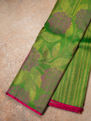 The Hydrangea Weave in Deep Emerald Green