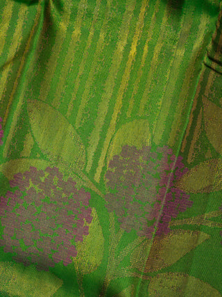 The Hydrangea Weave in Deep Emerald Green