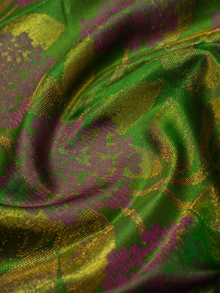 The Hydrangea Weave in Deep Emerald Green