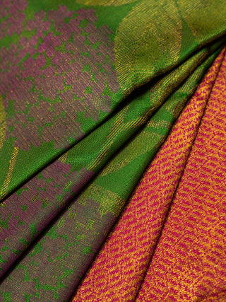 The Hydrangea Weave in Deep Emerald Green