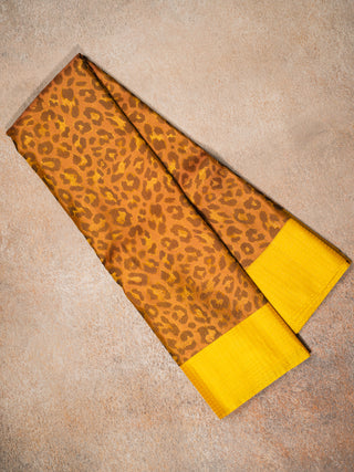 The Signature Leopard Weave Kanjeevaram