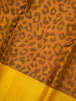 The Signature Leopard Weave Kanjeevaram