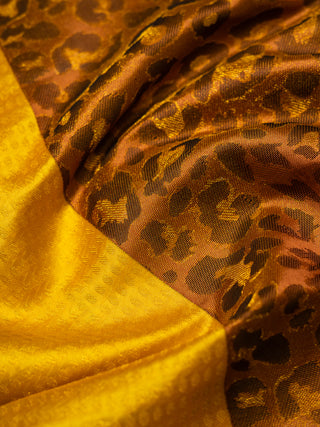 The Signature Leopard Weave Kanjeevaram