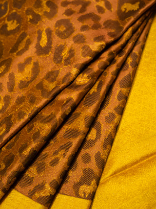 The Signature Leopard Weave Kanjeevaram