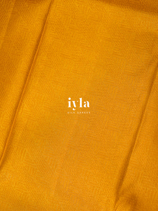 The Morning Daisy Kanjeevaram in Butter Yellow