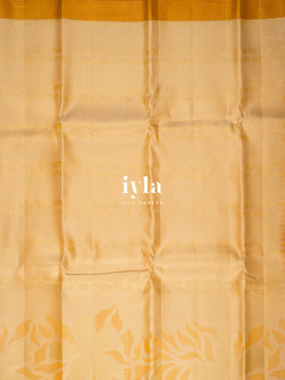 The Morning Daisy Kanjeevaram in Butter Yellow