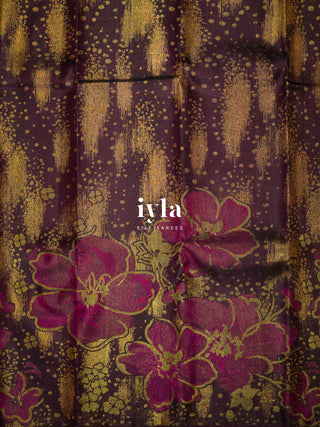 The Berry Luxe Bloomscape Kanjeevaram