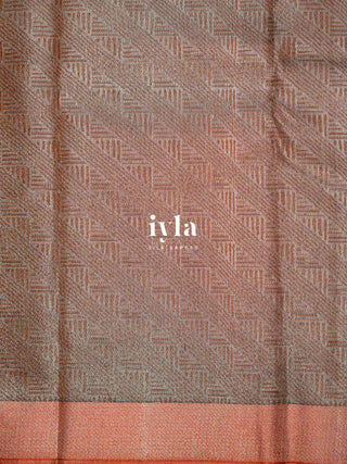 The Oriental Storks Kanjeevaram in Cocoa Brown