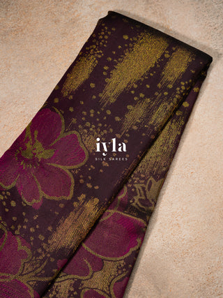The Berry Luxe Bloomscape Kanjeevaram