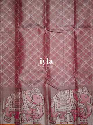 The Elephant Power Plaids Kanjeevaram