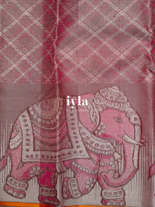The Elephant Power Plaids Kanjeevaram