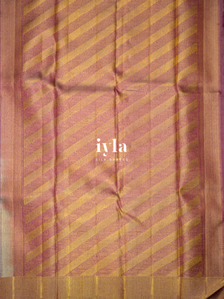 The Wandering Lotus Weave Kanjeevaram in Tiffany