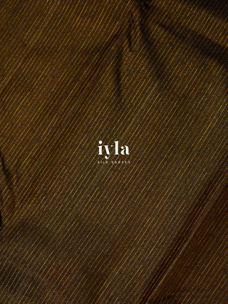 The Lotus Bloom Theory Kanjeevaram in Walnut Brown