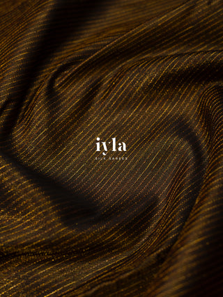 The Lotus Bloom Theory Kanjeevaram in Walnut Brown