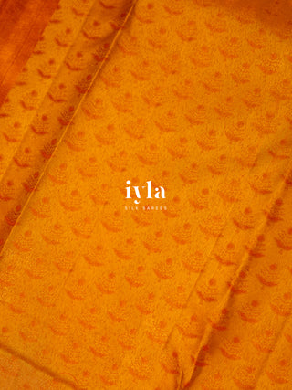The Wild Cosmos Bloom Kanjeevaram in Wild Berry