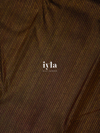 The Lotus Bloom Theory Kanjeevaram in Walnut Brown