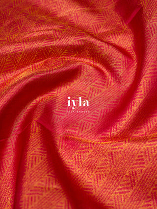 The Lotus Bloom Theory Kanjeevaram in Walnut Brown