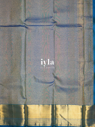 The Banana Grove Whisper Silk Saree in Blush Taupe