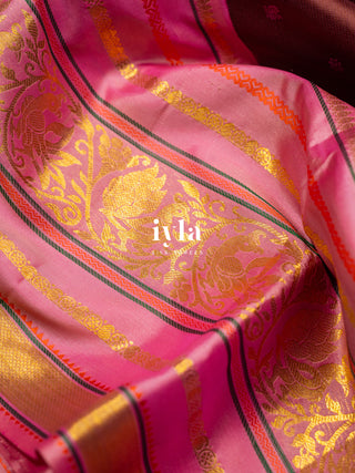 The chestnut Brown Timeless Legacy Weave Kanjeevaram