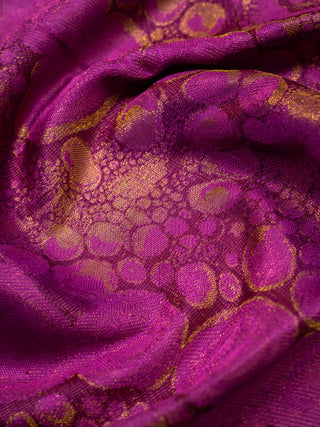 The bubble Pop story Kanjeevaram in True Purple