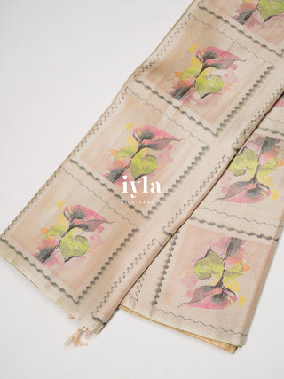 The Pearlescent Calla Lily Color-Burst Kanjeevaram