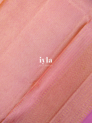 The Blooming rose royal Kanjeevaram in Purple