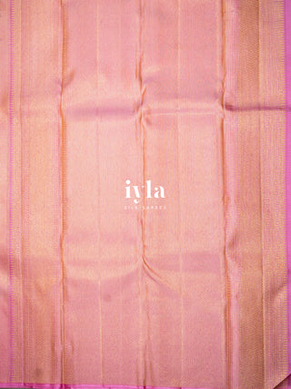 The Blooming rose royal Kanjeevaram in Purple