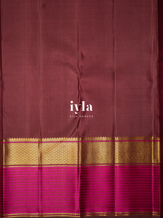 The Classical Symphony Silk Saree in Temple Pink