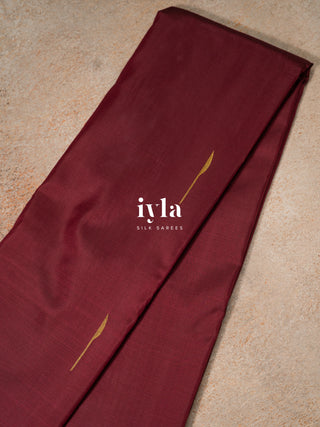 The Maroon Magic Painted Palette Silk Saree 🎨