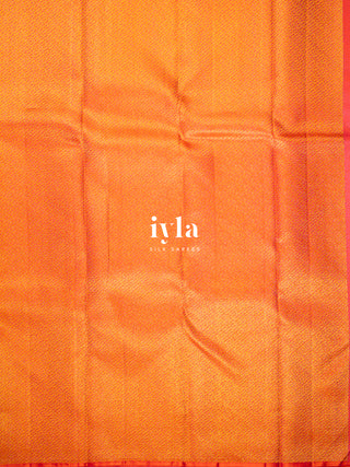 The Wild Carnation Bloom Kanjeevaram in True Purple